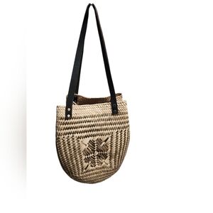 Woven Straw Tote Shoulder Bag
